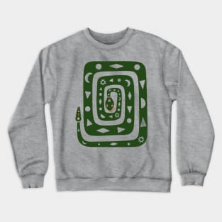 beware of tall grass and bad vibrations Crewneck Sweatshirt